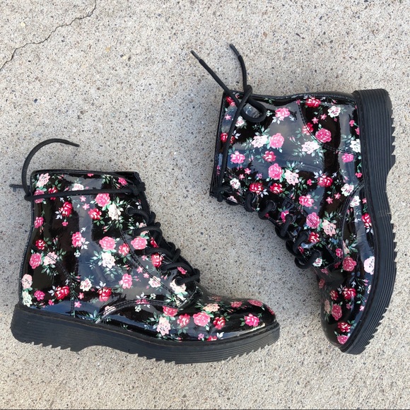children's doc martens style boots